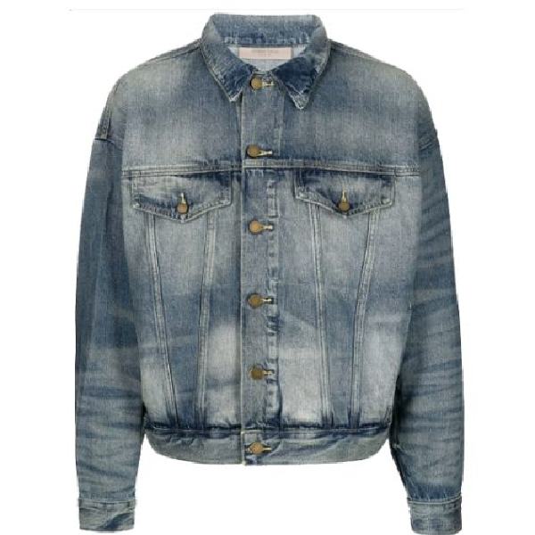 Essentials Fear of God Blue Denim Jacket