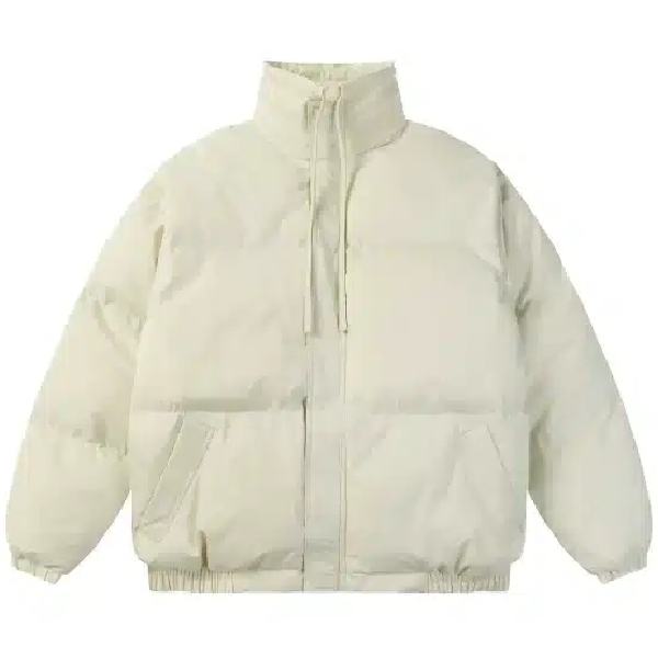 Essentials Fear of God Puffer Jacket Light Gray