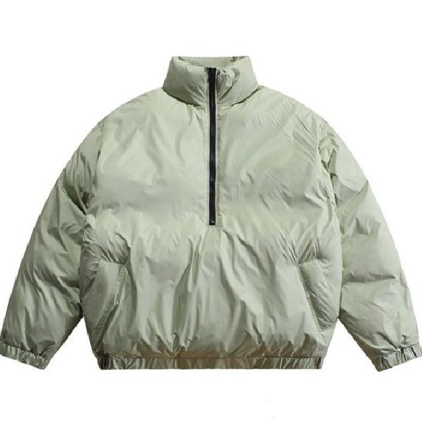 Fear of God Essentials Half Zip Jacket Light Green