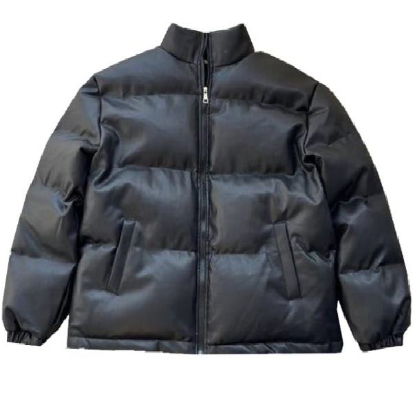 Fear of God Essentials Leather Jacket Black