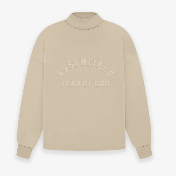 Kids Essentials Ls Tee Dusty Beige