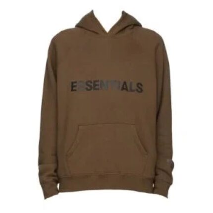 Essentials Dark Brown Hoodie